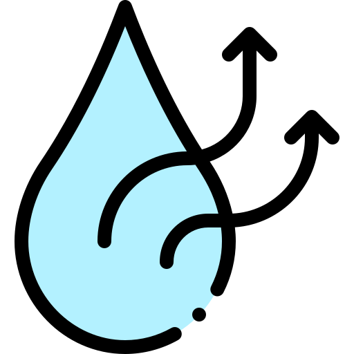 cartoon picture of drop of a water
